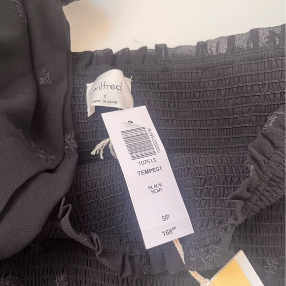 ARITZIA WILFRED Black Tempest Dress Size Small - Picture 6 of 13